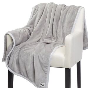 UGG Duffield Throw, Gray (Seal Heather) - NWT